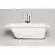 SALINI Orlanda Встраиваемая ванна с прямоугольной чашей, регулируемые ножки, донный клапан "Up&Down" белый, сифон, интегрированный слив-перелив размер 170х80 см, белый - фото 202156