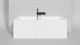 SALINI Orlanda Встраиваемая ванна с прямоугольной чашей, регулируемые ножки, донный клапан "Up&Down" белый, сифон, интегрированный слив-перелив размер 170х75 см, белый - фото 202185