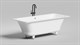 SALINI Orlanda Встраиваемая ванна с прямоугольной чашей, регулируемые ножки, донный клапан "Up&Down" белый, сифон, интегрированный слив-перелив размер 170х75 см, белый - фото 202188