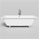 SALINI Orlanda Встраиваемая ванна с прямоугольной чашей, регулируемые ножки, донный клапан "Up&Down" белый, сифон, интегрированный слив-перелив размер 180х80 см, белый - фото 202248