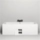 SALINI Orlanda Встраиваемая ванна с прямоугольной чашей, регулируемые ножки, донный клапан "Up&Down" белый, сифон, интегрированный слив-перелив размер 180х80 см, белый - фото 202263