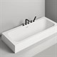 SALINI Orlanda Встраиваемая ванна с прямоугольной чашей, регулируемые ножки, донный клапан "Up&Down" белый, сифон, интегрированный слив-перелив размер 180х80 см, белый - фото 202264
