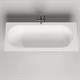 SALINI Ornella Встраиваемая ванна с прямоугольной чашей, регулируемые ножки, донный клапан "Up&Down" белый, сифон, интегрированный слив-перелив размер 170х70 см, белый матовый - фото 202364