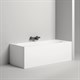 SALINI Ornella Встраиваемая ванна с прямоугольной чашей, регулируемые ножки, донный клапан "Up&Down" белый, сифон, интегрированный слив-перелив размер 170х80 см, белый матовый - фото 202376