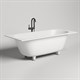 SALINI Ornella Встраиваемая ванна с прямоугольной чашей, регулируемые ножки, донный клапан "Up&Down" белый, сифон, интегрированный слив-перелив размер 170х75 см, белый - фото 202497