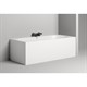 SALINI Ornella Встраиваемая ванна с прямоугольной чашей, регулируемые ножки, донный клапан "Up&Down" белый, сифон, интегрированный слив-перелив размер 180х80 см, белый - фото 202554