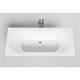 SALINI Ornella Встраиваемая ванна с прямоугольной чашей, регулируемые ножки, донный клапан "Up&Down" белый, сифон, интегрированный слив-перелив размер 180х80 см, белый - фото 202555