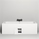 SALINI Orlanda Встраиваемая ванна с прямоугольной чашей, регулируемые ножки, донный клапан "Up&Down" белый, сифон, интегрированный слив-перелив размер 170х75 см, белый - фото 202631