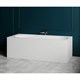 SALINI Fabia Ванна пристенная размер 180х80 см, белый - фото 202809