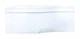 1MARKA Convey Ванна асимметричная пристенная размер 150х75 см, цвет белый - фото 204604