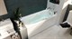 1MARKA Dipsa Ванна прямоугольная пристенная размер 170х75 см, цвет белый - фото 204623