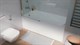 1MARKA Kleo Ванна прямоугольная пристенная размер 160х75 см, цвет белый - фото 204665