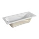 1MARKA Classic Ванна прямоугольная пристенная размер 150х70 см, цвет белый - фото 204987