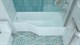 1MARKA Convey Ванна асимметричная пристенная размер 150х75 см, цвет белый - фото 204999