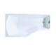 1MARKA Convey Ванна асимметричная пристенная размер 170х75 см, цвет белый - фото 205004