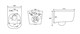 AQUATEK Лугано Унитаз подвесной  безободковый с сиденьем Soft Close, цвет белый - фото 207611