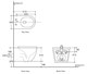 AQUANET Cetus 2.0 Rimless Унитаз подвесной с сиденьем микролифт, белый 243541 - фото 207967