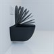ESBANO Унитаз подвесной с сиденьем микролифт FORTEX (Matt Black). размер: 555х370х370. - фото 209272