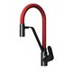 AM.PM Like Смеситель для кухни с каналом для питьевой воды и гибким изливом, черн., красный излив - фото 209370