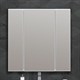 OPADIRIS Арабеско Зеркальный шкафчик с подсветкой 80 см, цвет белый - фото 209755
