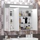 OPADIRIS Фреш Зеркальный шкафчик с подсветкой 100 см, белый - фото 209761