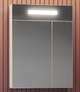 OPADIRIS Фреш Зеркальный шкафчик с подсветкой 60 см, белый - фото 209938