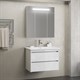 OPADIRIS Фреш Зеркальный шкафчик с подсветкой 80 см, белый - фото 209950