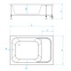 RGW Acryl Душевой поддон прямоугольный с сиденьем размер 120х80 см, белый - фото 211850