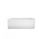 BELBAGNO Ванна акриловая полукруглая угловая размер 150x70 см, цвет белый - фото 213558