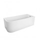BELBAGNO Ванна акриловая полукруглая угловая размер 150x70 см, цвет белый - фото 213564