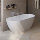 BELBAGNO Uno Ванна акриловая овальная отдельностоящая размер 170x75 см, цвет белый BB701-1700-750-K - фото 213613