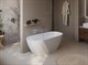 BELBAGNO Uno Ванна акриловая овальная отдельностоящая размер 170x75 см, цвет белый BB701-1700-750-K - фото 213614