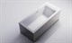 ASTRA-FORM Нейт Ванна из искусственного камня пристенная/встраиваемая прямоугольная размер 150x70 см, с установочными ножками с регулируемыми опорами, цвет белый - фото 214151