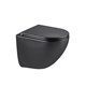 LEMARK Peneda+Bit+ Glazer Black Комплект 3в1: Инсталляция Lemark PENEDA для унитазов с кнопкой смыва BIT чёрный матовый + унитаз подвесной безободковый  GLAZER Торнадо чёрный матовый 100802235