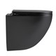 LEMARK Peneda+Bit+ Glazer Black Комплект 3в1: Инсталляция Lemark PENEDA для унитазов с кнопкой смыва BIT чёрный матовый + унитаз подвесной безободковый  GLAZER Торнадо чёрный матовый 100802235
