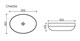 CERAMICA NOVA Element Накладная раковина ширина 50 см, цвет Белый - фото 215202