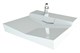 ANDREA Onyx Раковина для ванной комнаты для установки над стиральной машинкой ширина 60 см, цвет белый - фото 215427