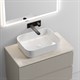 SANCOS Столешница для ванной комнаты без отверстия под смеситель 800х460 - фото 216919