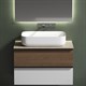 SANCOS Столешница для ванной комнаты без отверстия под смеситель 800х460 - фото 216924