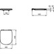 IDEAL STANDARD TESI Крышка-сиденье белое матовое с микролифтом - фото 217442