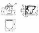IDEAL STANDARD Exacto Унитаз подвесной безободковый, с сиденьем микролифт, белый - фото 217464