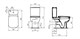 IDEAL STANDARD Esedra Бачок для унитаза, с двойным смывом, белый (T282801) - фото 217587