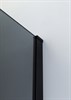 CEZARES Liberta Душевая перегородка универсальная с односторонним входом, стекло графит, профиль чёрный, 1000x1950 мм - фото 218123