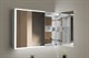 ESBANO Зеркальный шкаф с подсветкой размер: 100х70х14 - фото 218511