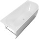 AQUANET Family Ванна акриловая асимметричная пристенная размер 180x80 см, белый - фото 218832