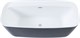 AQUANET Family Ванна акриловая овальная отдельностоящая / пристенная размер 170x80 см, белый / черный - фото 218848