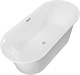 AQUANET Family Ванна акриловая овальная отдельностоящая / пристенная размер 170x80 см, белый - фото 218883