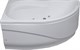 AQUANET Graciosa Ванна акриловая асимметричная встраиваемая / пристенная размер 150x90 см с каркасом L, белый - фото 218953