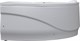 AQUANET Graciosa Ванна акриловая асимметричная встраиваемая / пристенная размер 150x90 см с каркасом L, белый - фото 218954