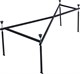 AQUANET Palma Ванна акриловая асимметричная встраиваемая / пристенная размер 170x100 см с каркасом L, белый - фото 219312